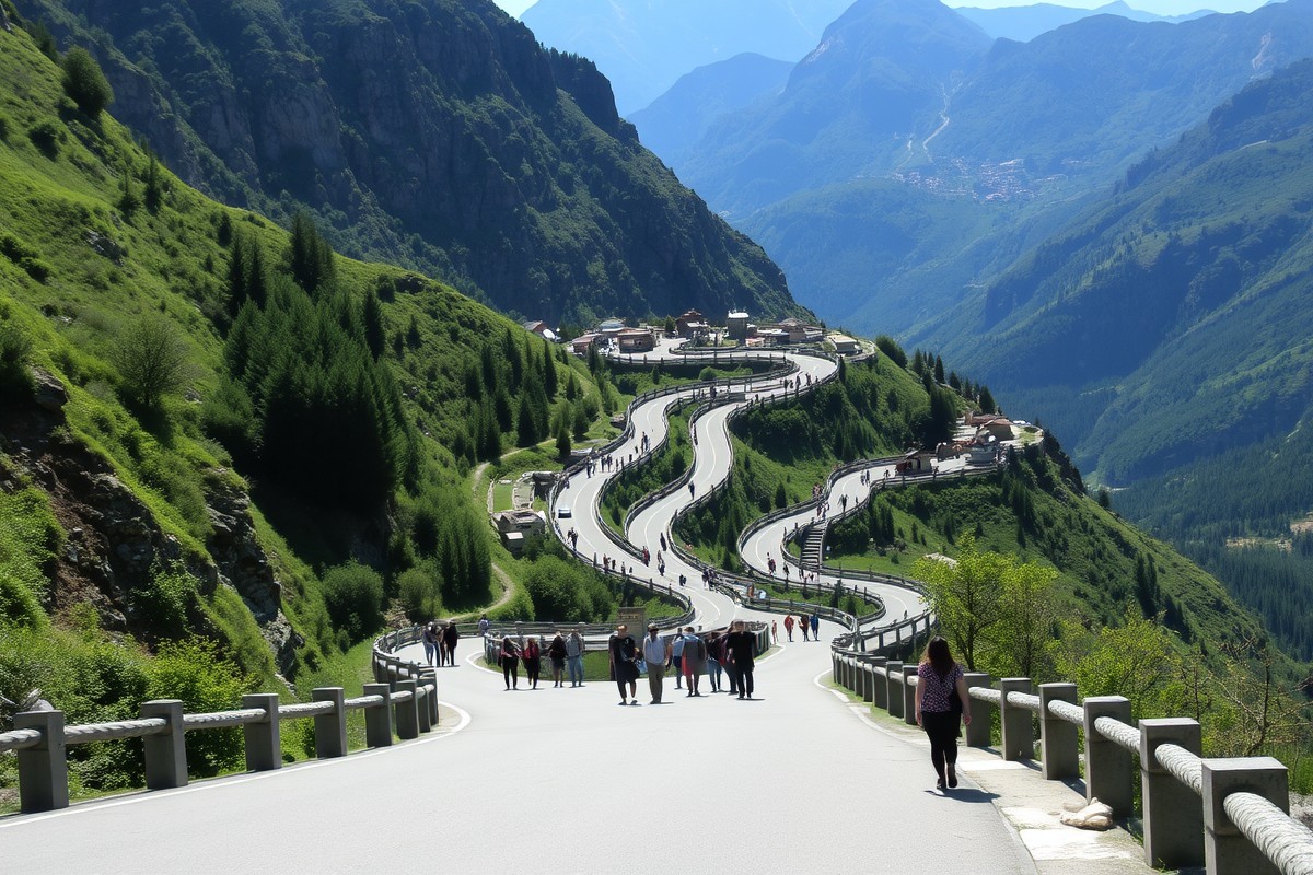 Изображение 24-го поворота в Guizhou, Китай